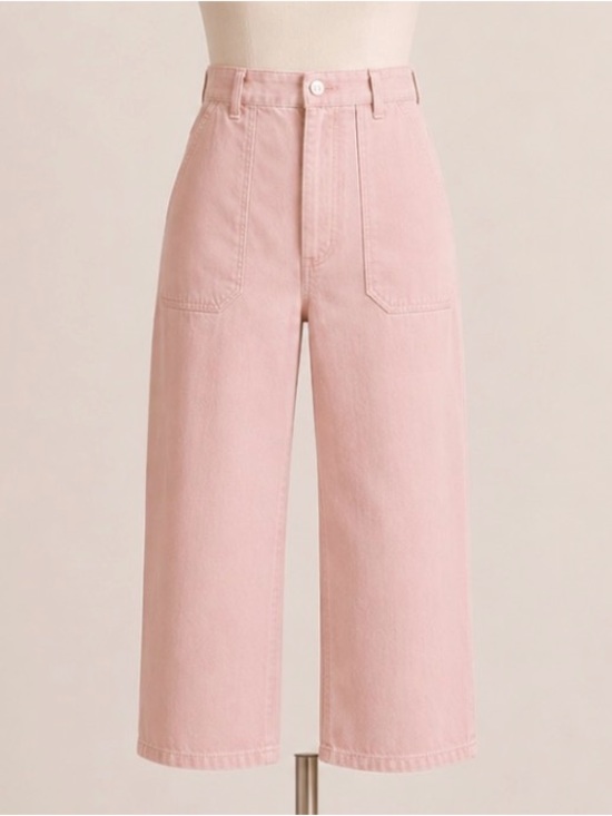 Target Denim - Target Women's Straight Leg Jeans in Light Pink